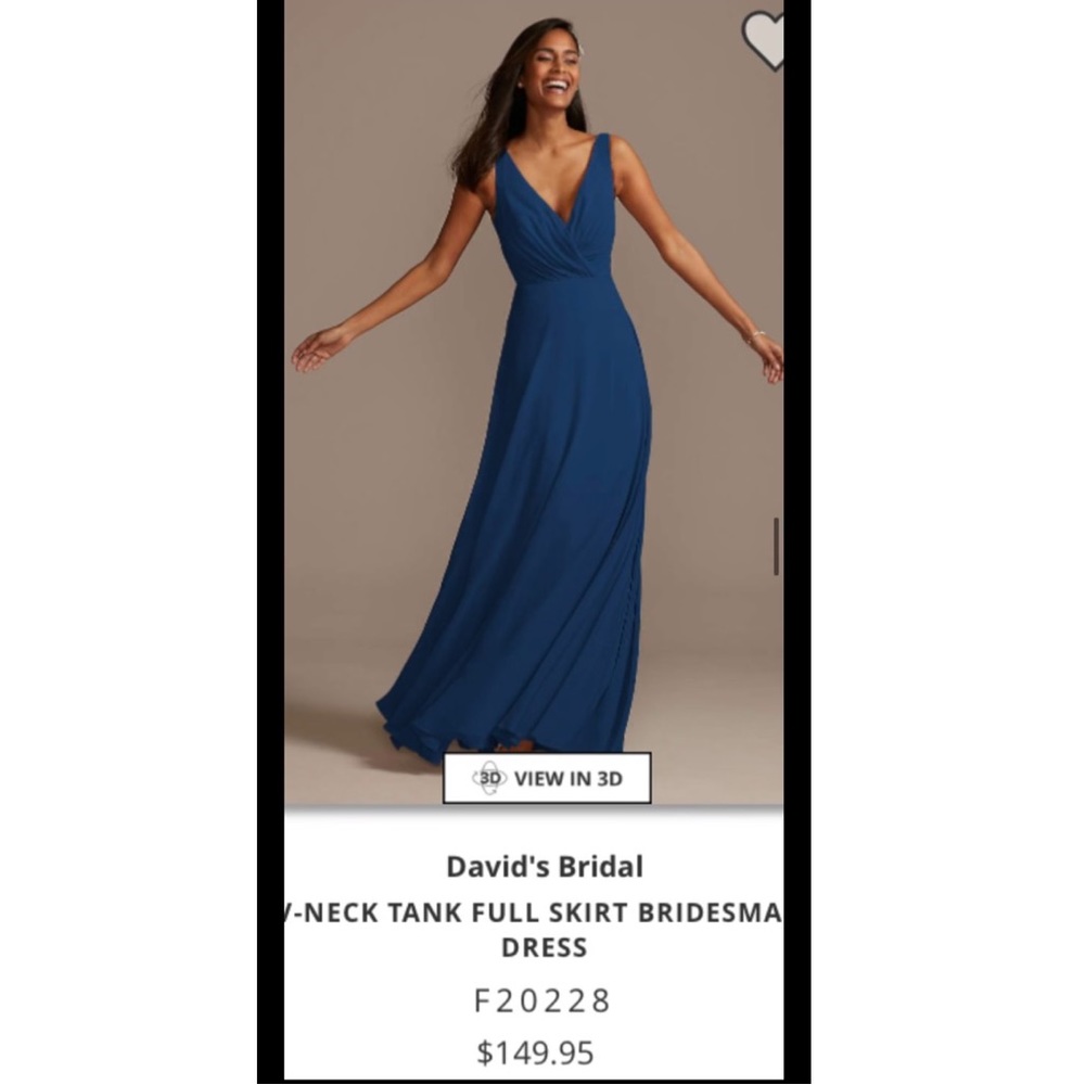 Celebrate DB Studio Blue Formal Dress